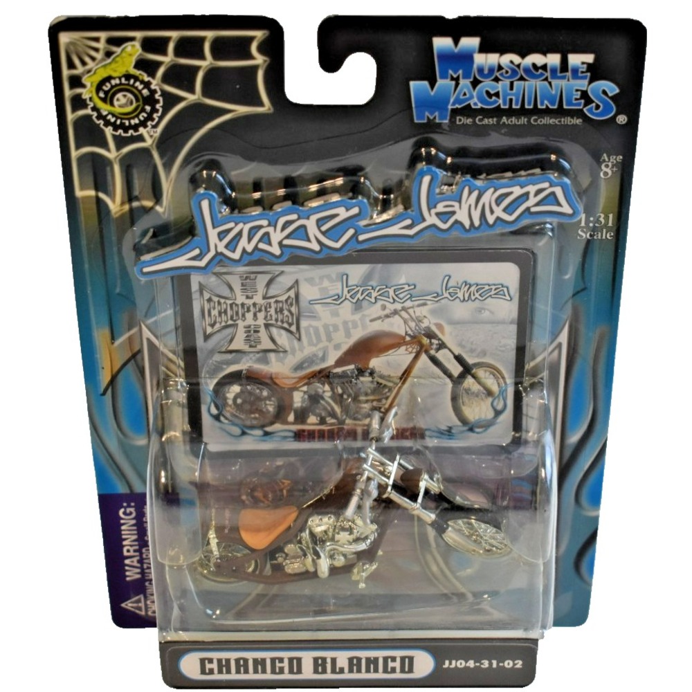 2004 Jesse James West Coast Choppers Chango Blanco JJ04-31-02 1:31 Scale